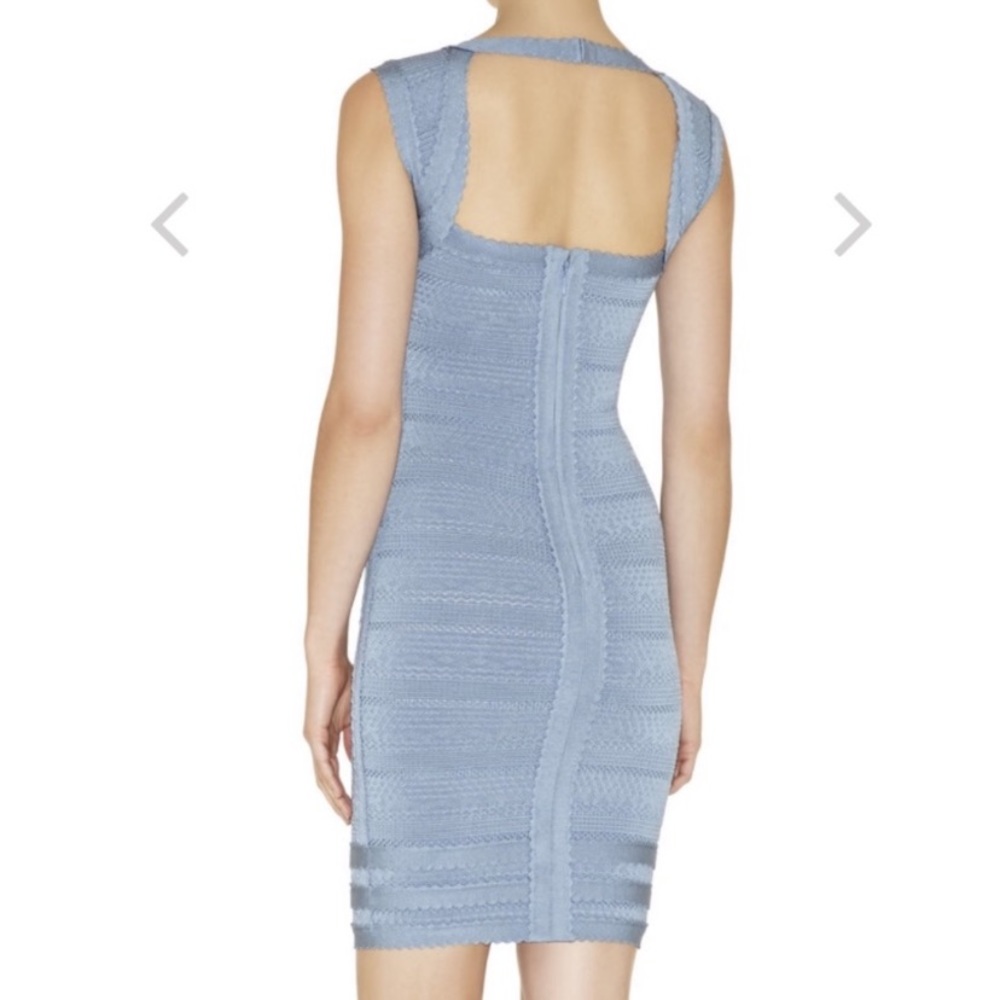 Herve Leger Dress Light Blue S - Picture 3 of 8